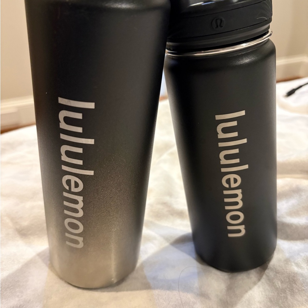 Lululemon Athletica Black and Gray Water Bottles - Picture 4 of 15